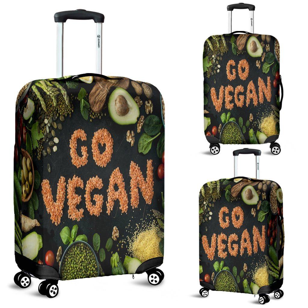 Go Vegan Luggage Cover