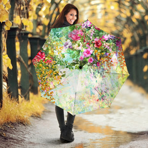 Umbrella- Brings Spring Flowers