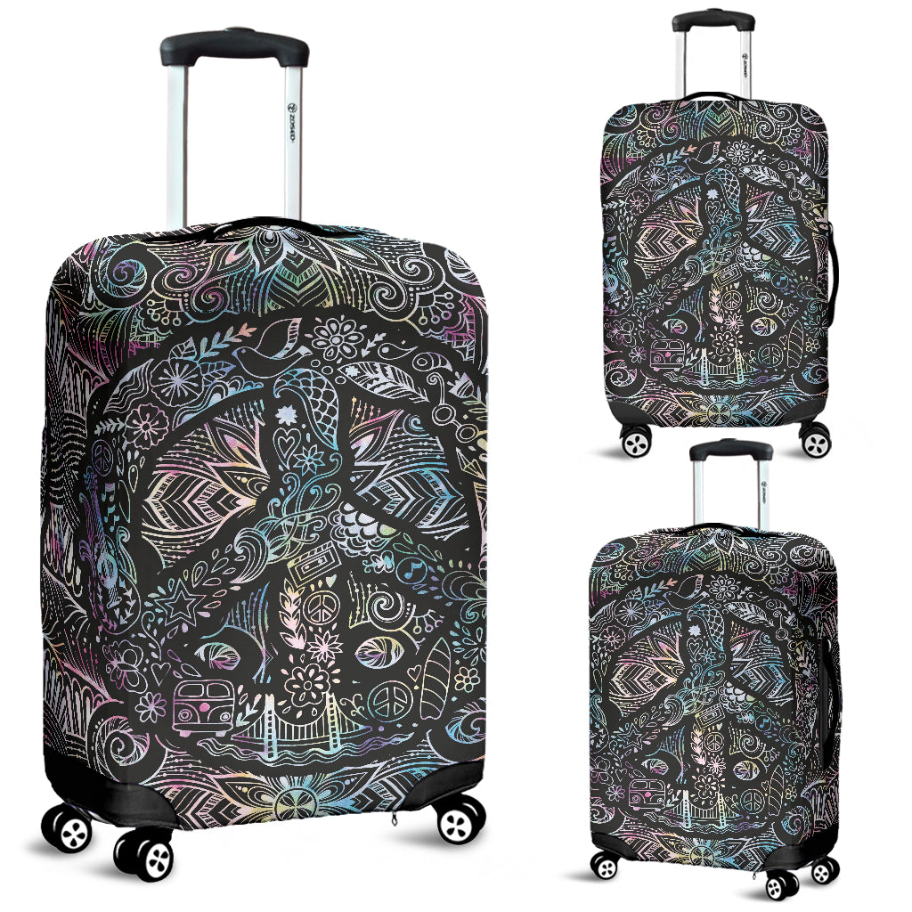 Peace Mandala Luggage Cover