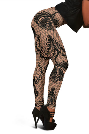 Black Lace Leggings