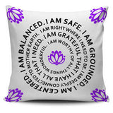 CC I Am Balanced Mantra 18" Pillowcase