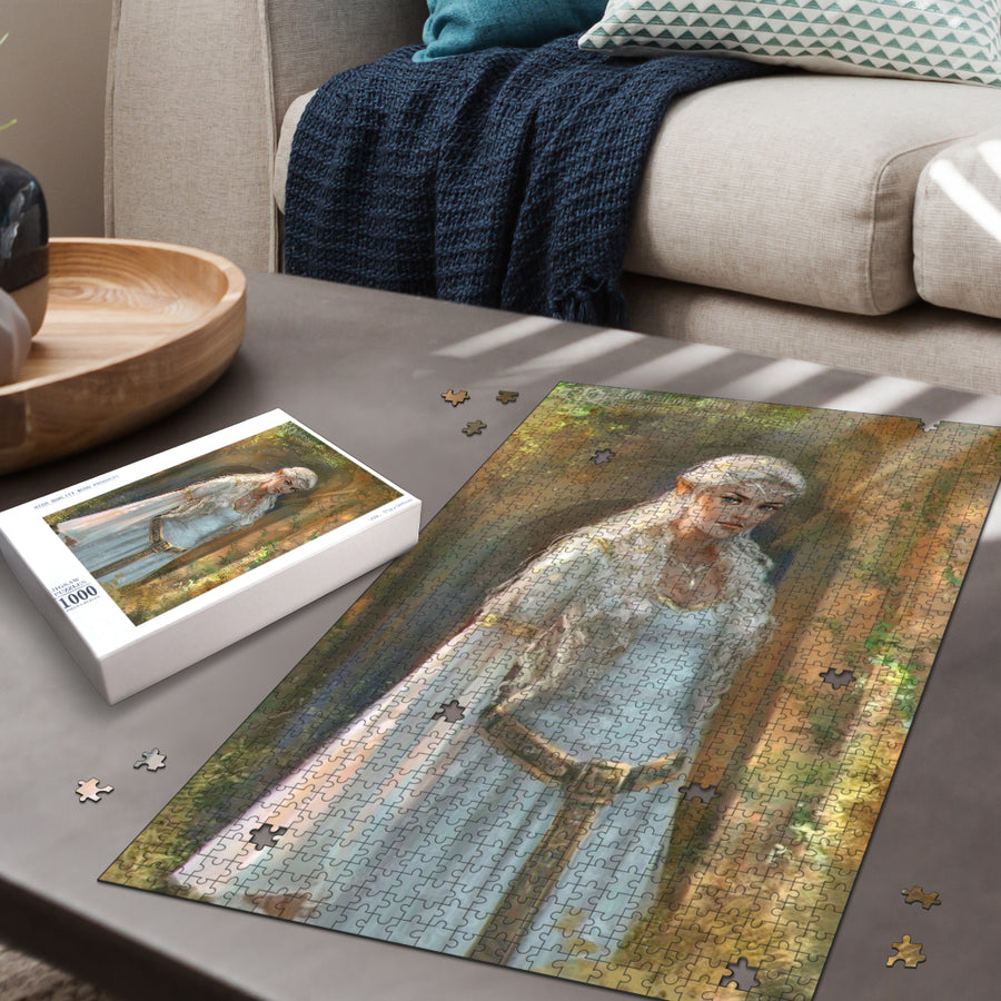 White Fairy Jigsaw Puzzle