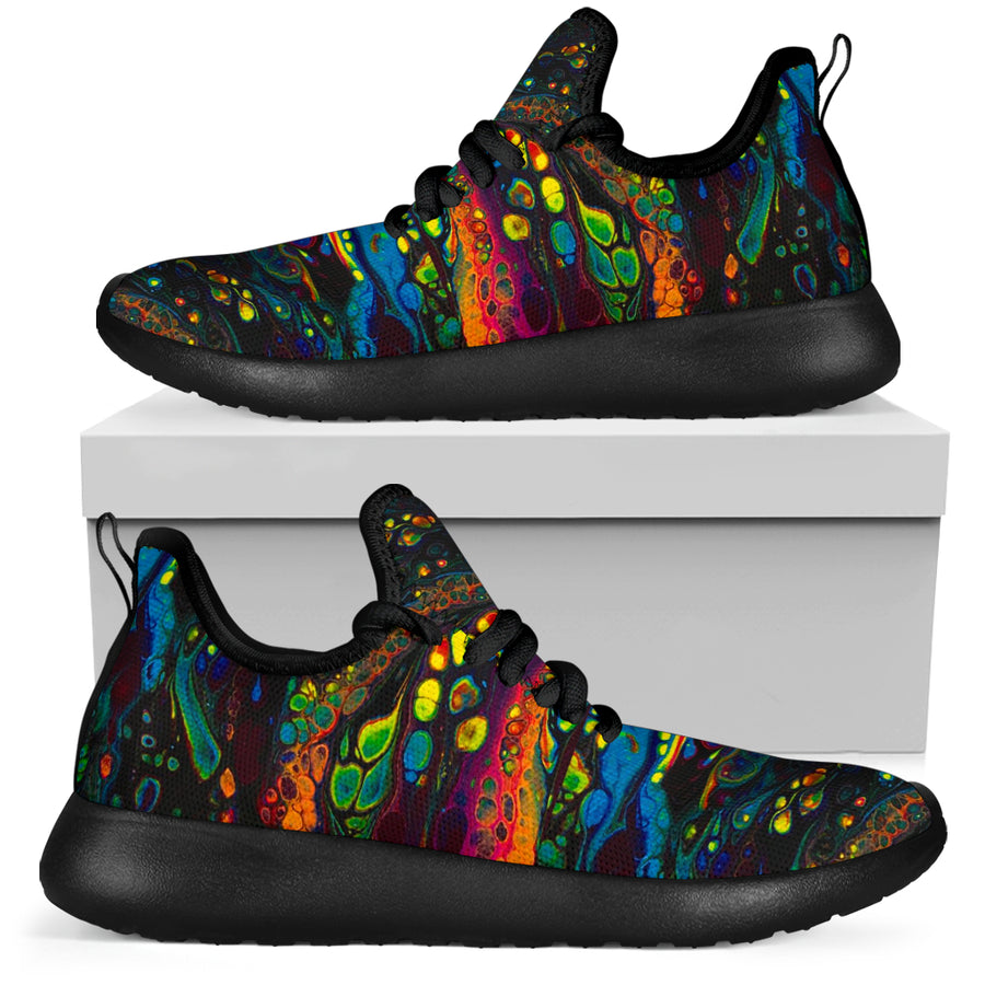 Acid Men's Mesh Knit Sneakers