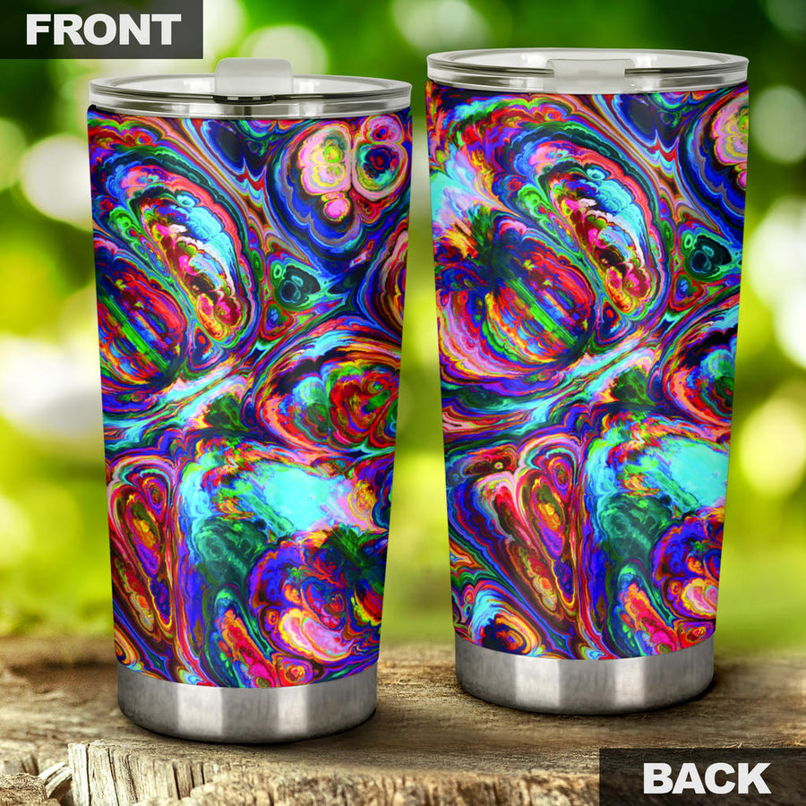 Abstract Oil Paintings P1 - Travel Tumbler