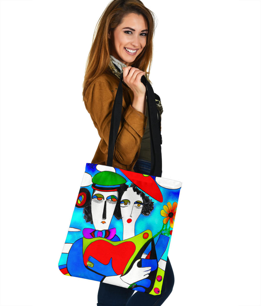 Love and romance Custom Art Tote
