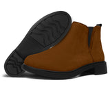 Vegan Chocolate Brown Fashion Boots