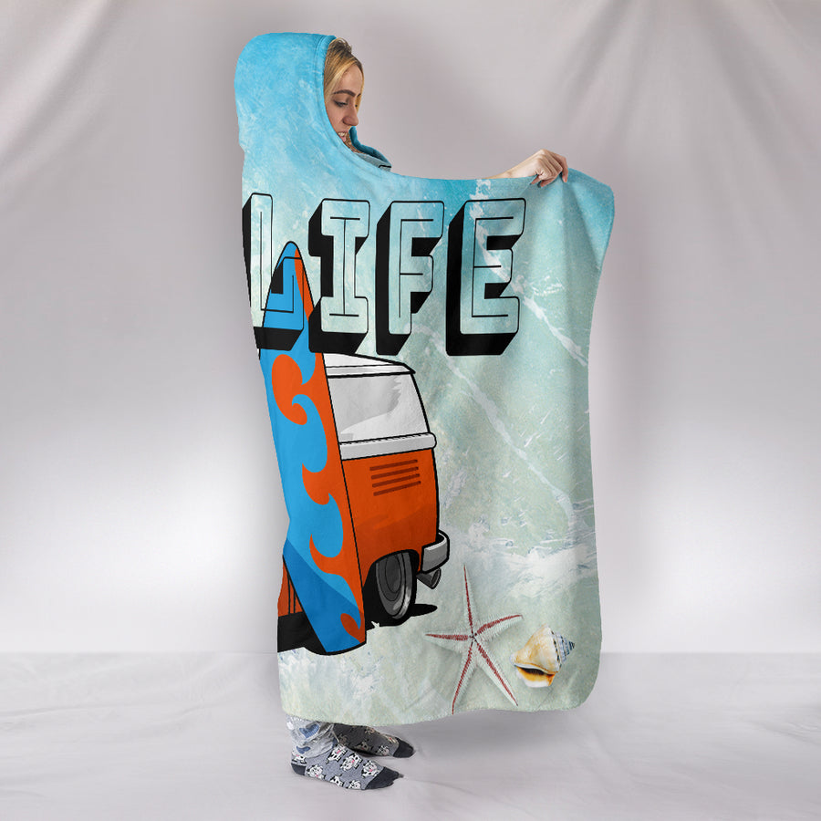 Surf Life Hooded Blanket