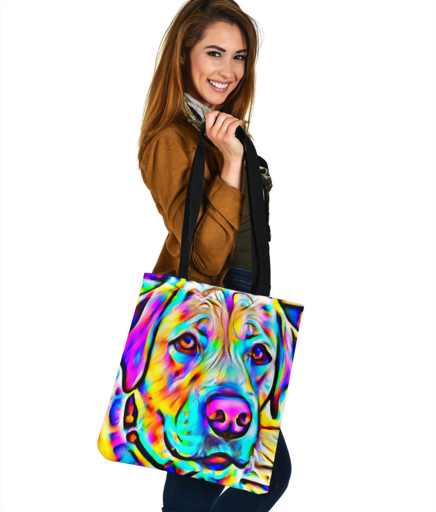 Dog Lovers Labrador Custom Art Tote
