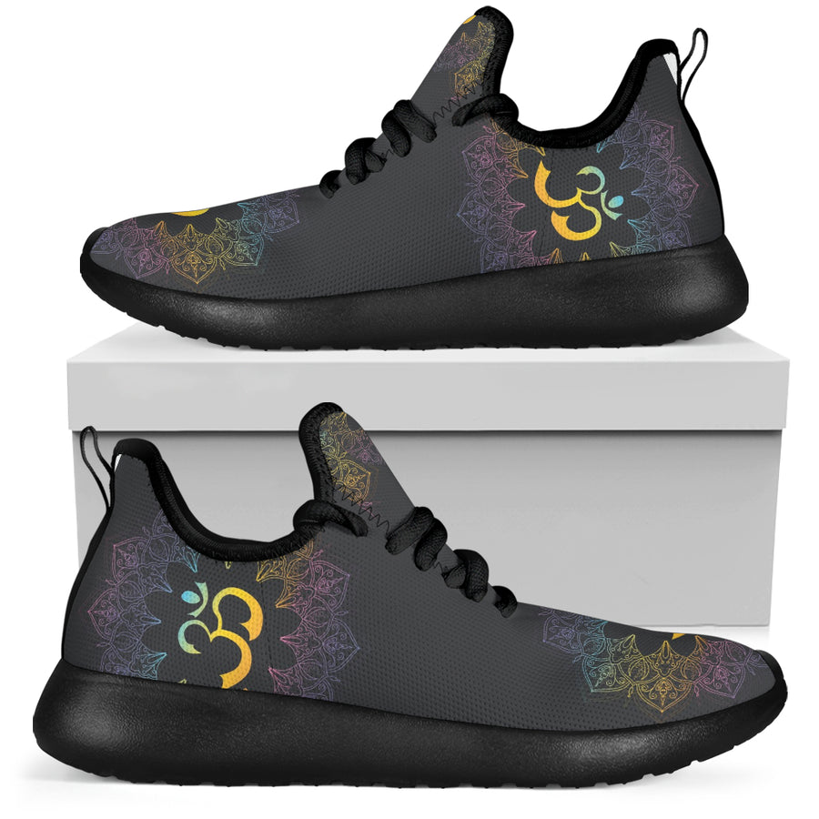 Ohm Mandala Fractal 3 black