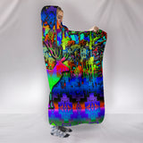 TRIBAL- Deer Council Hooded Blanket