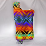 TRIBAL- Taos Sunset Hooded Blanket