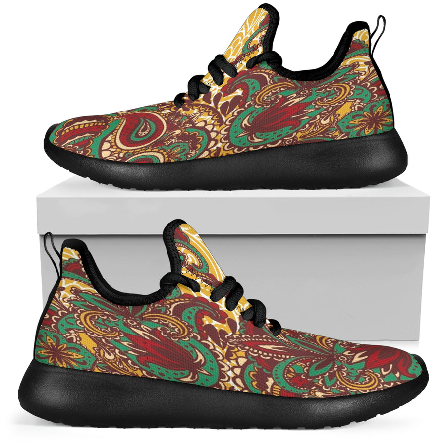 New Mesh Henna Paisley