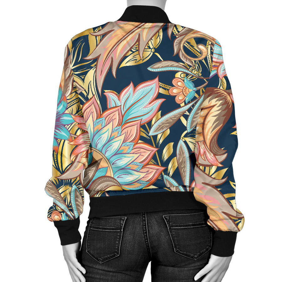 Romantic Paisley Women's Bomber Jacket