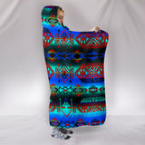 TRIBAL- Trade Route Plains Hooded Blanket