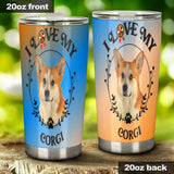 Corgi I Love My Corgi Tumblers