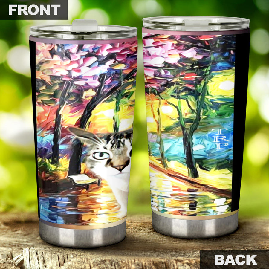 Cat Lovers  Artful  Tumbler