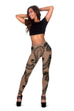 Black Lace Leggings