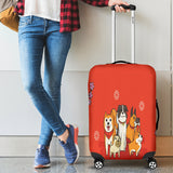 NP I Love Dogs Luggage Cover