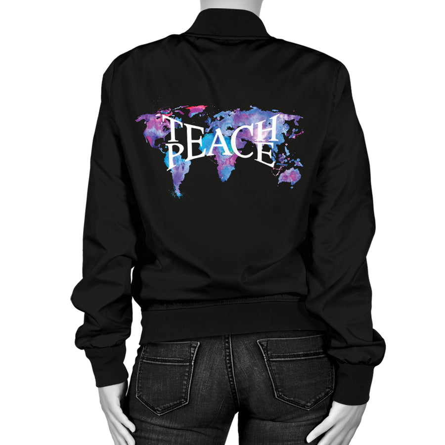 Blue Purple Teach Peace