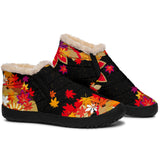 Kimono Pattern Winter Snow Sneakers Custom Design