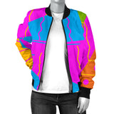 Triangles And Lines Women's Bomber Jacket