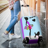 Shopping In Paris Luggage Covers