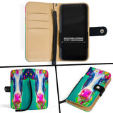 Cow Protective Phone Wallet Custom Art Design Vegan Friendly