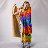 TRIBAL- Taos Sunset Hooded Blanket