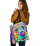 Dog Lovers Labrador Custom Art Tote