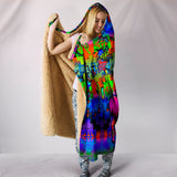 TRIBAL- Deer Council Hooded Blanket