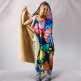 Butterflies Hooded Blanket