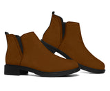 Vegan Chocolate Brown Fashion Boots
