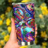 Abstract Oil Paintings P1 - Travel Tumbler