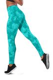 Camo Leggings Blue