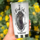 Black Lab Leaves Paw Prints On My Heart