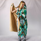 TRIBAL- Taos Nature Hooded Blanket