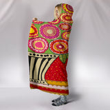 Wearable Blanket "Feline Florist 1" Custom Art Design