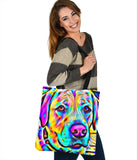 Dog Lovers Labrador Custom Art Tote