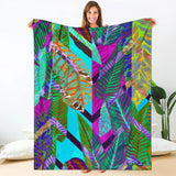Art Of Leaves Watercolor Premium Fleece