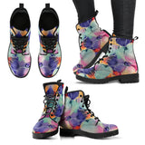 Watercolor Flowers Custom Boot Design