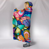 Butterflies Hooded Blanket