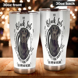 Black Lab Leaves Paw Prints On My Heart