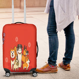 NP I Love Dogs Luggage Cover