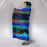 TRIBAL- Trade Route Plains Hooded Blanket