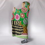 Wearable Blanket "Feline Florist 2" Custom Art Design