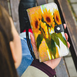 Sunflowers Phone Protection Wallet Custom Design