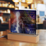 You Are a Creator Everything is Energy Wisdom of Albert Einstein Acrylic Sign for Motivation