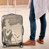 Relaxing Dog Day Out Luggage Cover