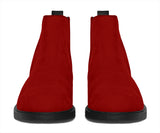 Vegan Red Fashion Boots