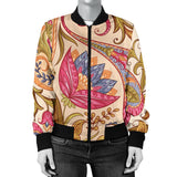 Bomber Jacket -Royal Paisley Women's Bomber Jacket